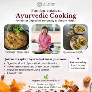 Fundamentals of Ayurvedic Cooking